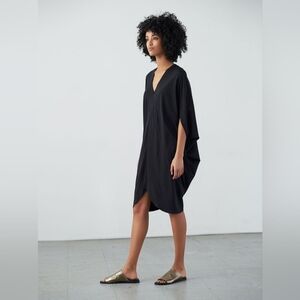 ZERO + MARIA CORNEJO Black Pullover Cocoon Dress S